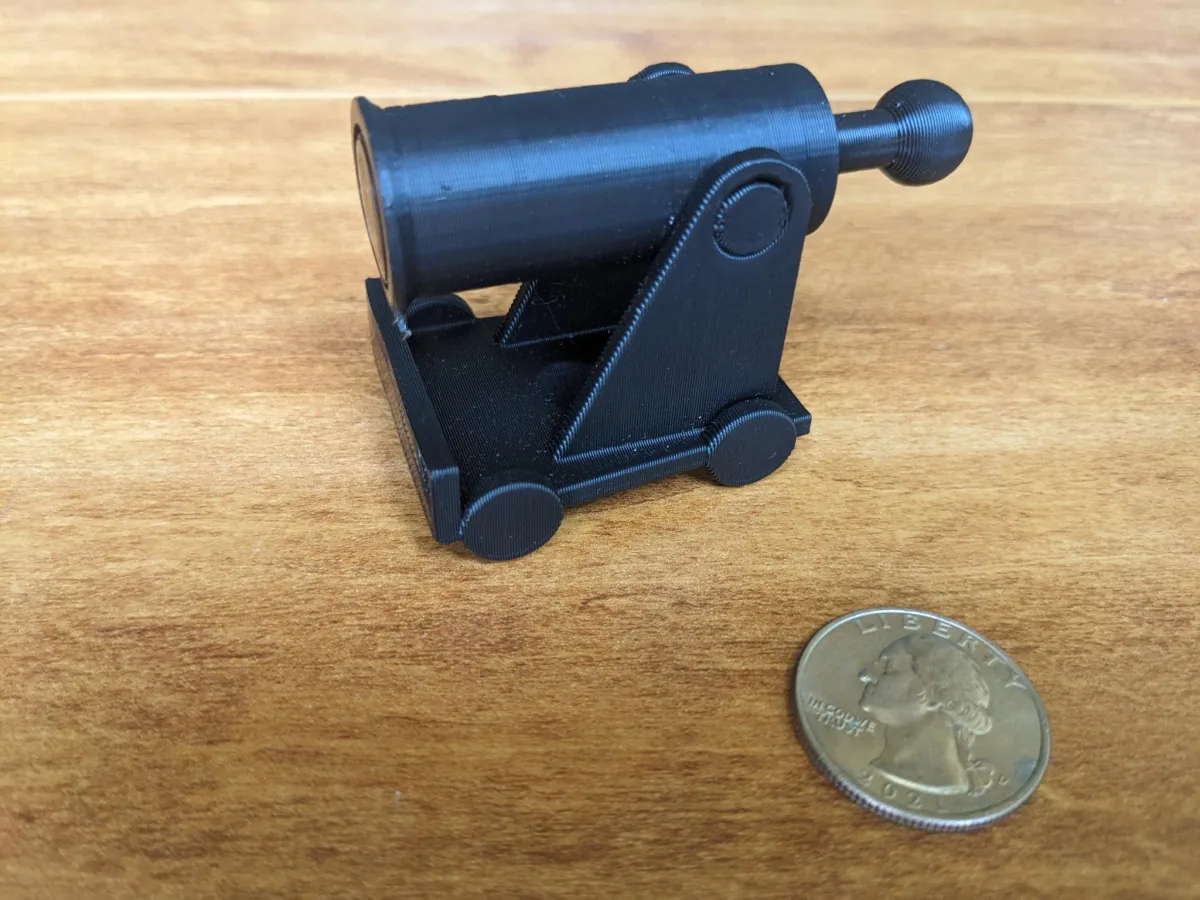 Miniature Cannon Model
